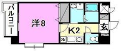 メゾンドール錦町の間取り画像