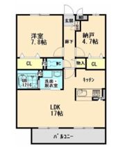 ボヌールⅠの間取り画像