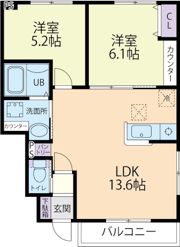 Doux maison(ドゥｰメゾン) 宿根の間取り画像
