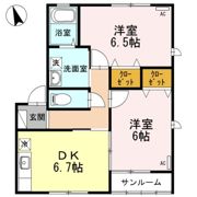ヴィラ・フルールの間取り画像