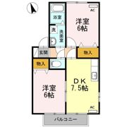 ウエストハウスの間取り画像