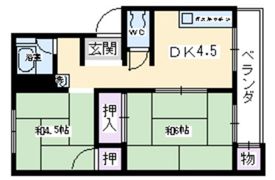 豊栄マンションの間取り画像