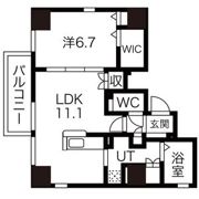フローラル泉IIの間取り画像