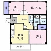 マンション久保1号の間取り画像