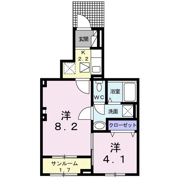 アルバートブローテ上柴の間取り画像
