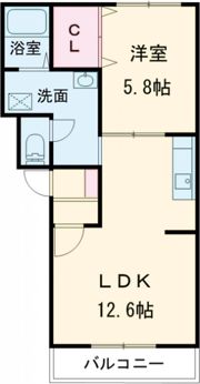 ヴァンクレールⅡの間取り画像