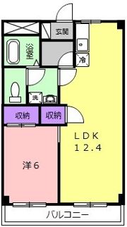 アルファコートの間取り画像