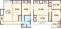 岩沼館下3丁目戸建の間取り画像