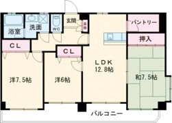 ロマージュ水前寺Ⅱの間取り画像