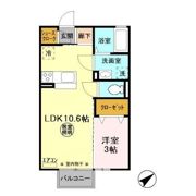 ミルメゾン Aの間取り画像