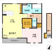 エステート・シマムラ Cの間取り画像