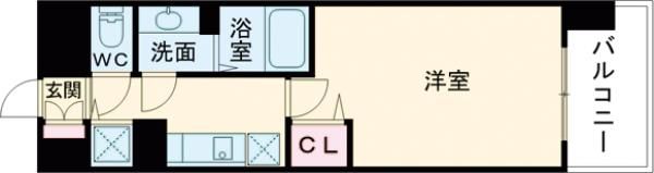 プレサンスジェネ千種内山Ⅱの間取り画像