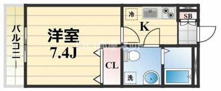 セカンドベル桜木北の間取り画像