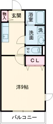 ベリッシモ春日の間取り画像