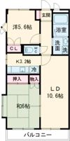 ヒルトップD棟の間取り画像