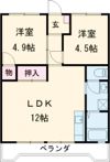 シティハイツの間取り画像