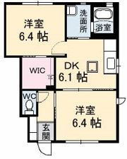 メゾン ウェーブ D棟の間取り画像
