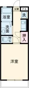 ロックフィル日ノ出の間取り画像