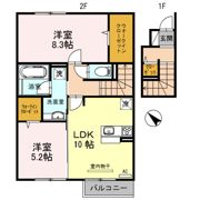 アムールさわの間取り画像