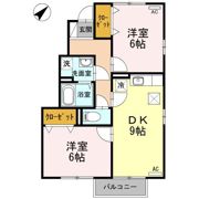 ブロード リッジ Bの間取り画像