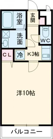 アンプルール リーブル Bonheurの間取り画像