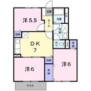 ベルアビタシオンⅡの間取り画像