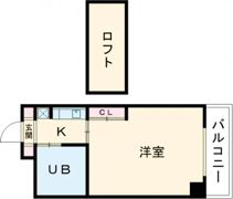 シティパレスJR郡山駅前P2の間取り画像