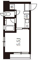 クレストコート西六郷の間取り画像