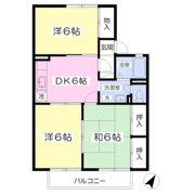バルトヒルズB棟の間取り画像