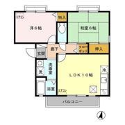 プリムヴェール 弐番館の間取り画像