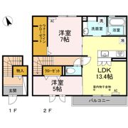 フルール・ド・クレマチスの間取り画像