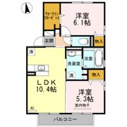 セジュールグレイス A棟の間取り画像