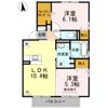 セジュールグレイス A棟の間取り画像