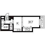 リージェント中ノ橋の間取り画像