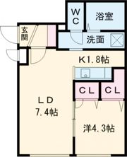 グランメール本郷通の間取り画像