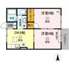 プレジール学南 A棟の間取り画像