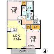 グランディール A棟の間取り画像
