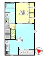 フラットBの間取り画像
