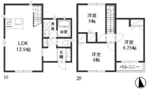 ソレアードBの間取り画像