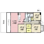 ハイツ南の間取り画像