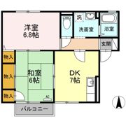 セジュール小泉 B棟の間取り画像