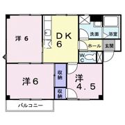 サンオークはしもとの間取り画像