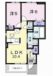 ベル リアン Cの間取り画像