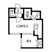 ぴあ南17条の間取り画像