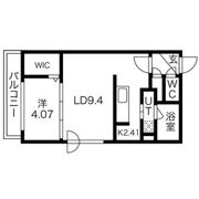 シャトーライフ手稲1の間取り画像