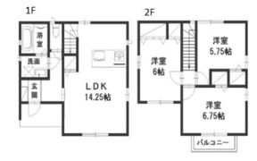 セリシール Aの間取り画像