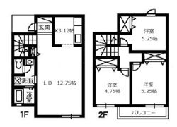 ブルーノクターンAの間取り画像