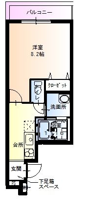フジパレス放出Ⅲ番館の間取り画像