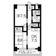 コスモハイム七番町の間取り画像