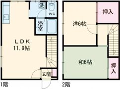 コーポ第1ダックスの間取り画像